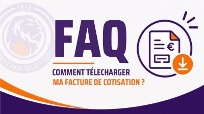 Comment télécharger ma facture de cotisation ?
