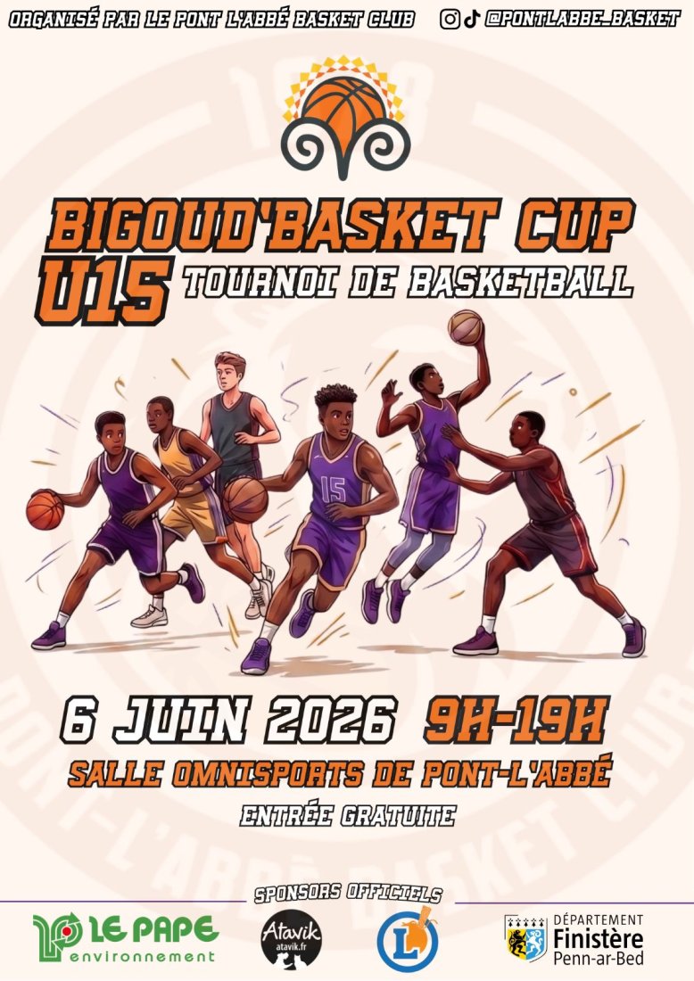 🏀 Bigoud'Basket Cup (U15) à Pont-l'Abbé